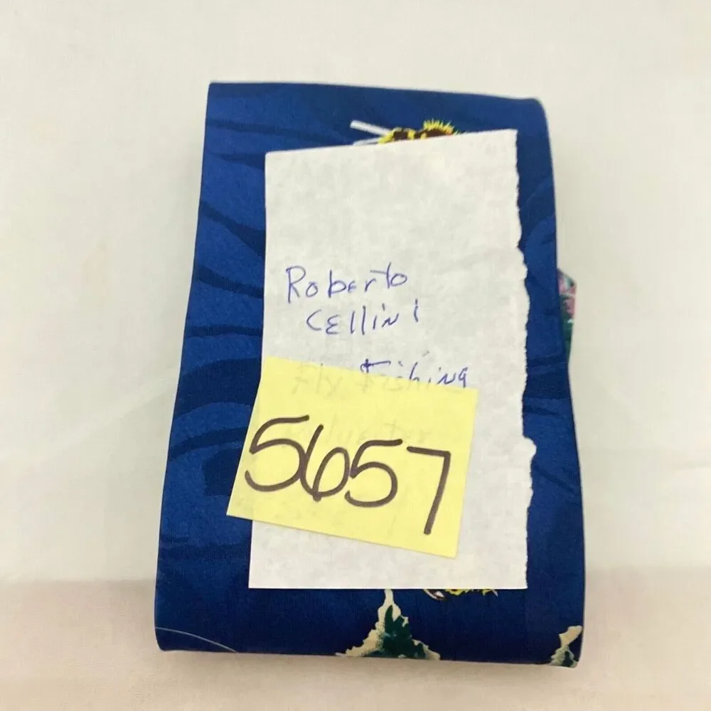 #5657 Robert Cellinl Flying Fish Mens Novelty Necktie, Tie 56X4
